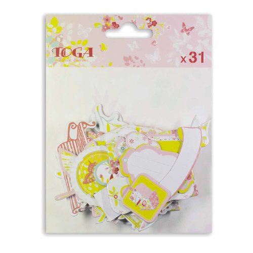 Chipboards - jardin secret - toga