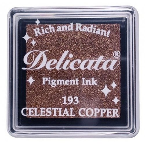 Encre pigmentée – cuivre céleste – delicata - 3 x 3 cm