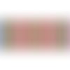 Coupon tissu coton - mandala et rayures multicolores -  45 x 50 cm