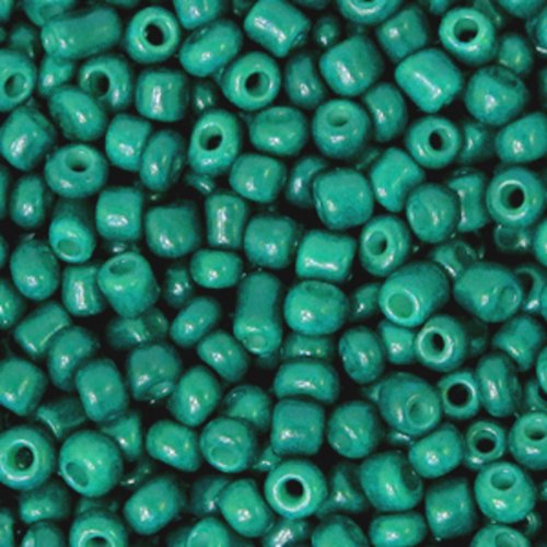 Perles de rocaille - vert ultramarin - 3 mm - 30g