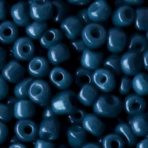 Perles de rocaille - bleu oxford - 4 mm - 30g