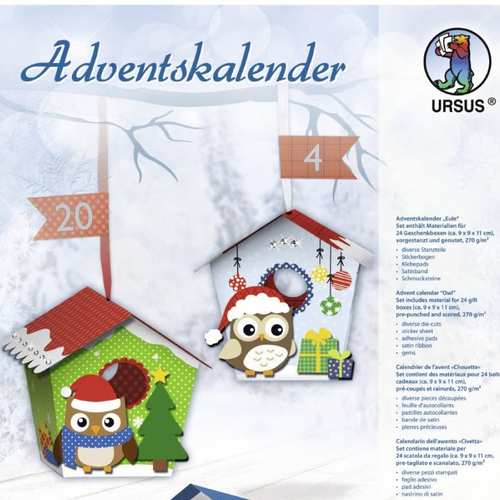 8 Étiquettes Cadeaux Autocollantes - Noël Scandinave Kraft à Prix
