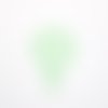 Découpe papier - montgolfière - vert clair - 3,3 x 4,5 cm