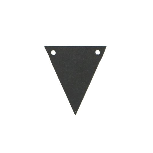 Découpe en papier - fanion - noir - 2,5 x 3 cm