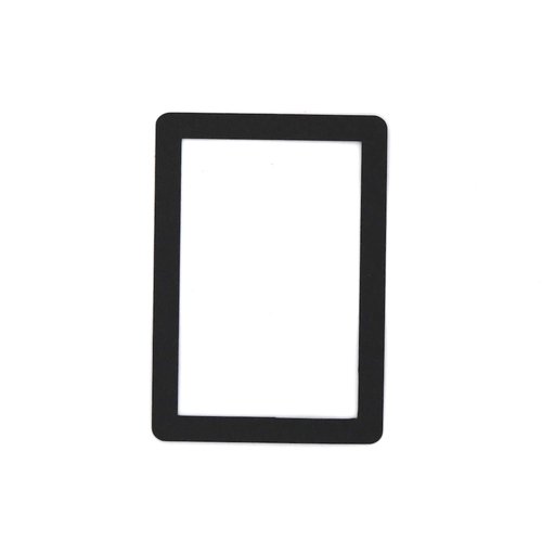 Découpe papier - cadre - noir - 7 x 10 x 0,8 cm