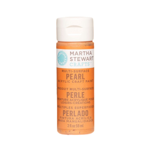 Peinture acrylique perle martha stewart - orange / lis tigré - 59 ml