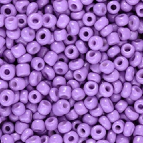 Perles de rocaille - lilas joyeux - 3 mm - 200g - 6000 perles