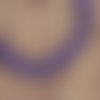 Lot 55 perles nacrées rondes - violet - 16 mm