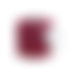 Ficelle coton - rouge et or - vivant - 2 mm x 50 m