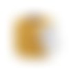 Ficelle coton - jaune moutarde et or - vivant - 2 mm x 50 m