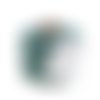 Ficelle coton - vert et or - vivant - 2 mm x 50 m