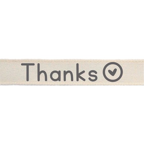 Ruban coton - thanks - 15mm x 2 m