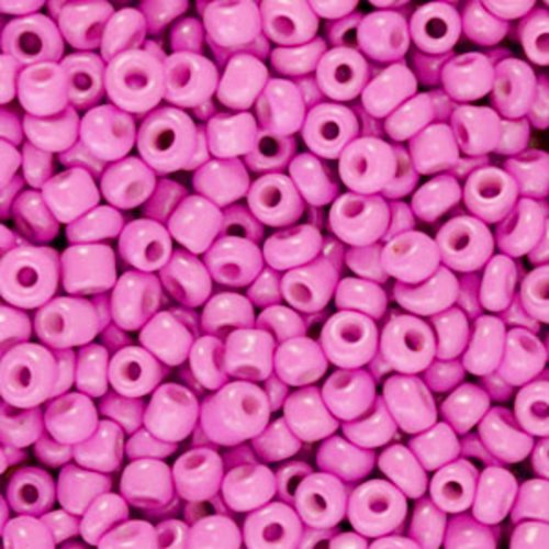 Perles de rocaille - rose framboise - 3 mm - 30g