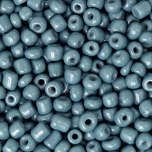 Perles de rocaille - bleu jean - 3 mm - 30g