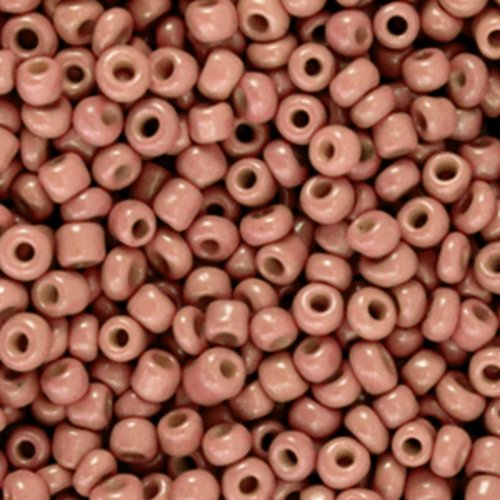 Perles de rocaille - marron noisette - 3 mm - 30g