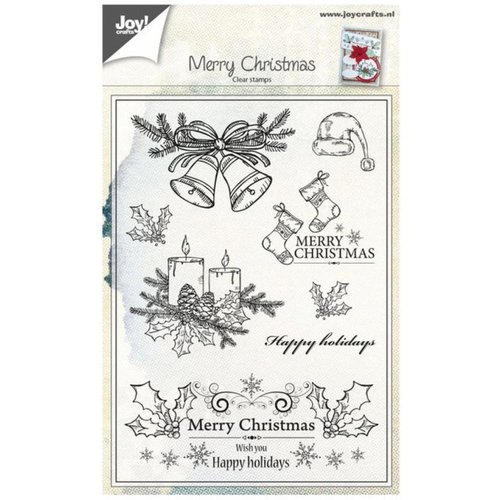 Tampons clear noël - merry christmas - joy! crafts