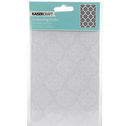 Plaque de gaufrage / embossage - damas - kaisercraft