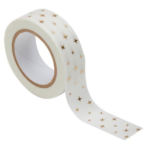 Masking tape - etoiles dorées - 10 m