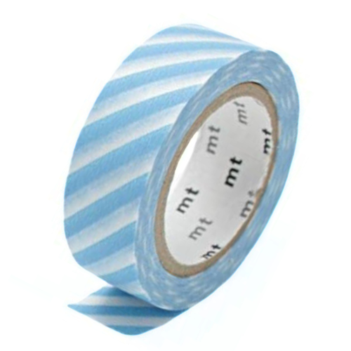 Masking tape - rayé bleu - mt