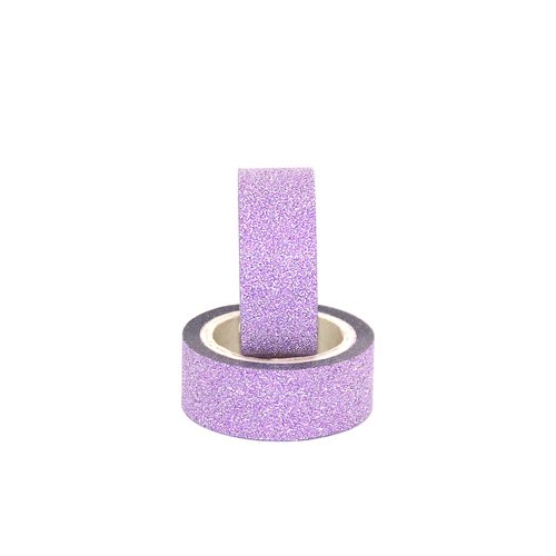 Masking tape - pailleté parme