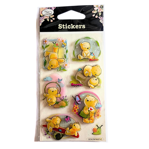 Stickers 3d - oursons - enfant, jeux plein air...