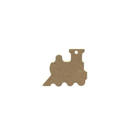 Locomotive / train en bois - support à décorer - 5 cm- gomille 