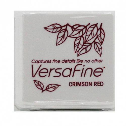 Encre rouge bordeaux / crimson red - 3 x 3 cm - versafine
