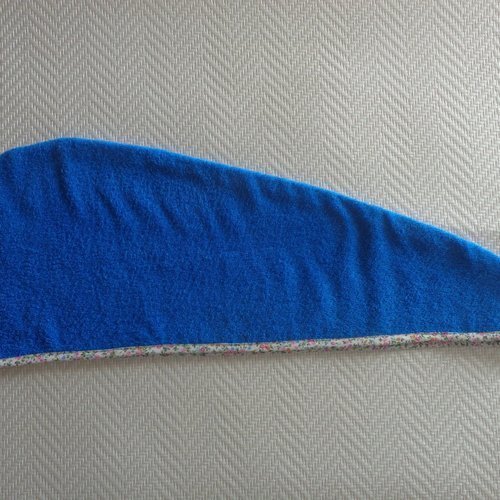 Bonnet de bain  bleu pour sortie de bain