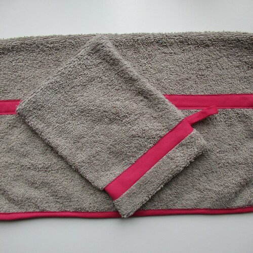 Serviette de toilette +1 gant