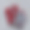Lingettes démaquillantes motifs st valentin  en lot de 5  n°8
