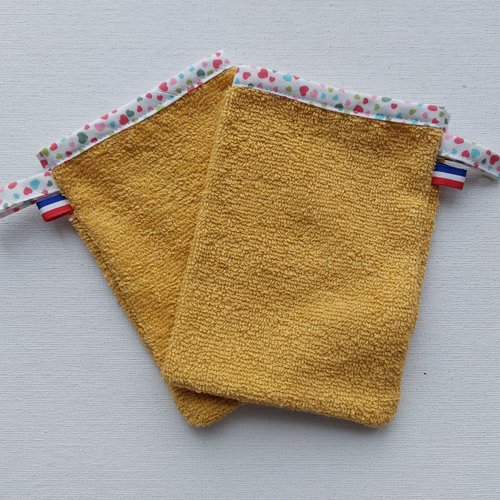 Gant de toilette enfant taille intermédiaire  (7 ans )