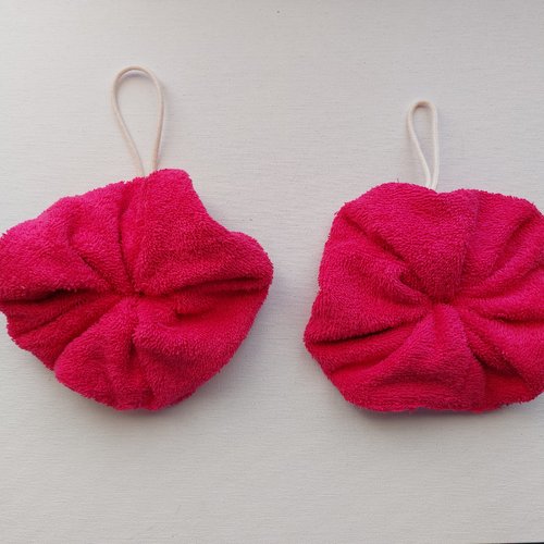 Fleur de douche  en coton éponge 360 gr