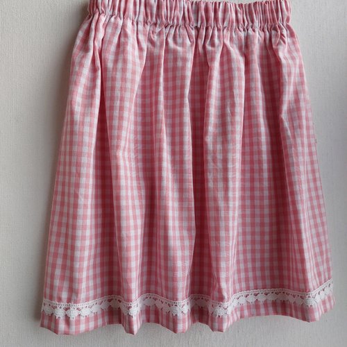 Jupe enfant taille élastiquée non doublée