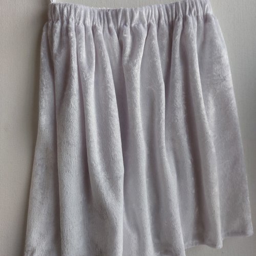 Jupe enfant taille élastiquéepane de velours doublée taille 3/4 ans