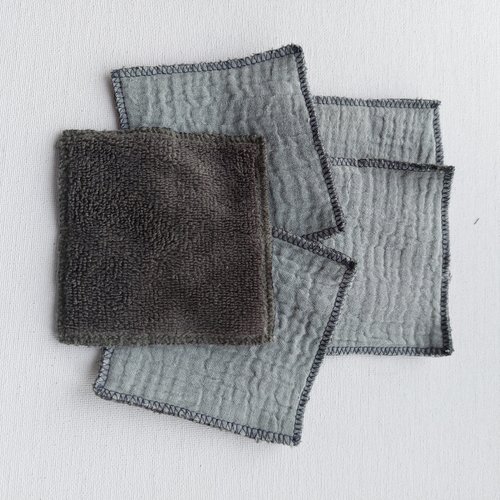 Lingettes démaquillantes double gaze