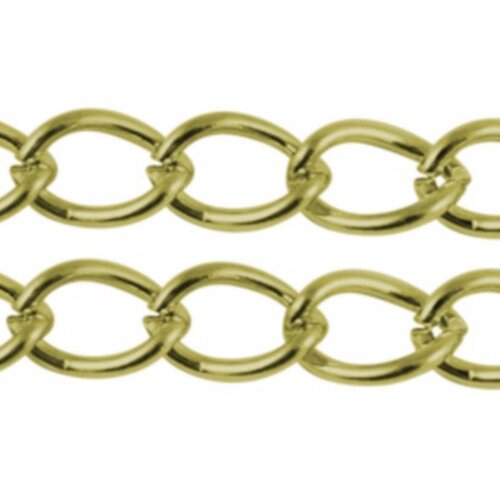 4 m de chaine metal bronze sans nickel 6 x 4 mm - creation bijoux perles