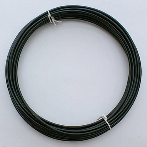 6 mètres de fil aluminium noir diamètre 1,5 mm - creation bijoux perles