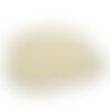 Lot de 200 perles nacrees ivoire beige ecru acrylique ø 5 mm - livraison gratuite - creation