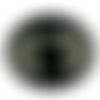 50 perles cabochon forme lune acrylique beige nacré dimensions 14 x 11 mm - creation diy