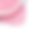 100 perles sans trou rondes acrylique rose clair nacré diamètre 8 mm - non percée - creation diy