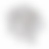 Lot de 100 anneaux de jonction métal argenté 6 mm acier inoxydable 304 - ouverts connecteurs - creation bijoux perles