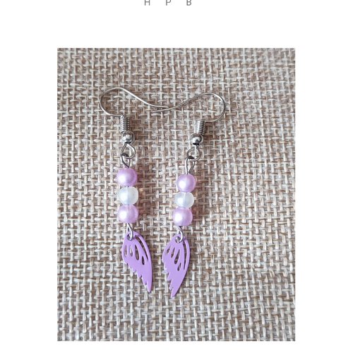 Boucles d'oreilles " small wings"