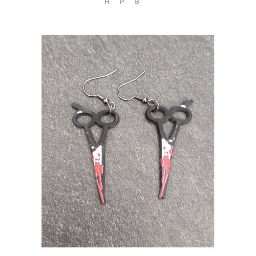 Boucles d'oreilles fantaisies halloween
