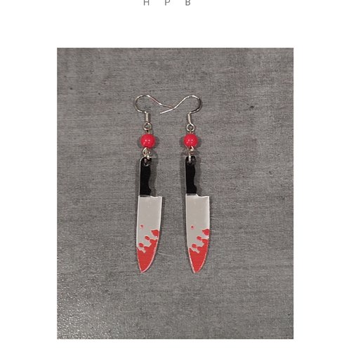Boucles d'oreilles fantaisies "halloween"