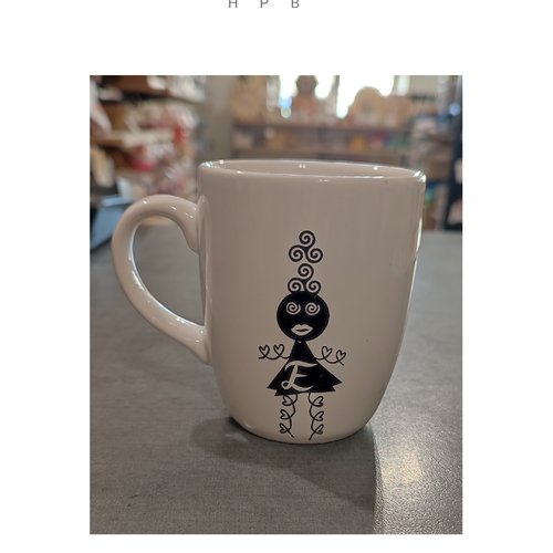 Mug 200 ml  lettre e