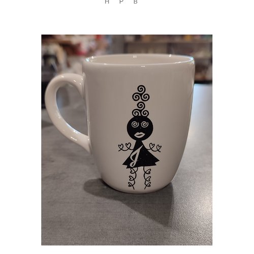 Mug 200 ml  lettre j