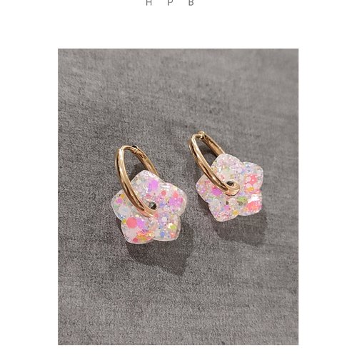 Boucles d'oreilles créoles et pampilles