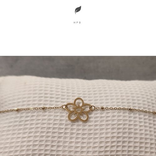 Bracelet fleur