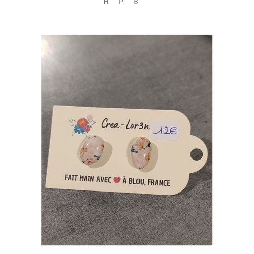 Boucles d'oreilles puces