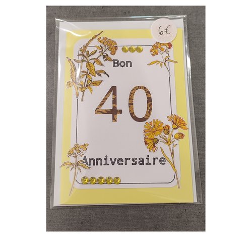 Carte postale "bon anniversaire"